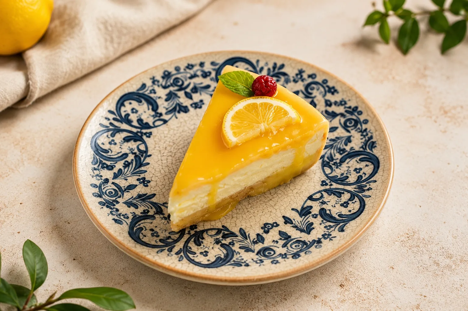 Limonlu Cheesecake